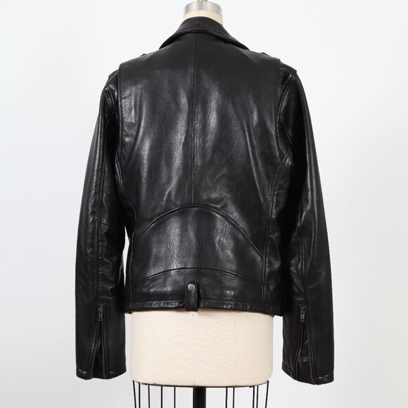 Whet Blu Anthony Black Leather Jacket - Picture 2 of 3